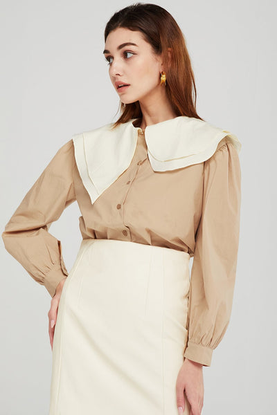 Morgan Contrast Collar Shirt