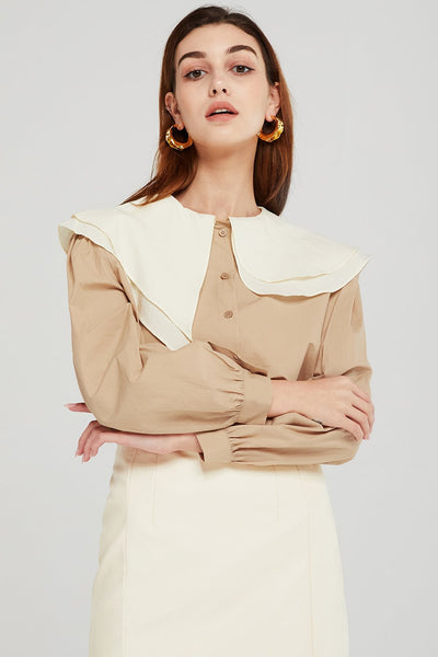 Morgan Contrast Collar Shirt