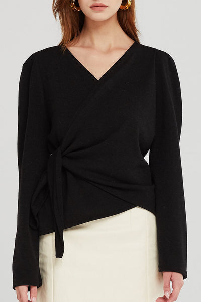 Sydney Belted Wrap Top