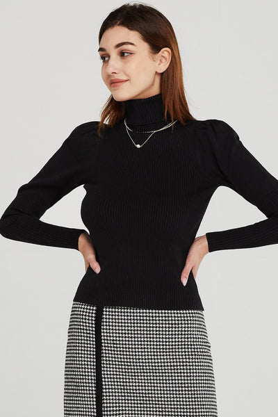 Sadie Puff Sleeve Knit Top