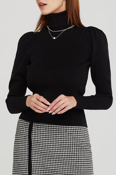 Sadie Puff Sleeve Knit Top