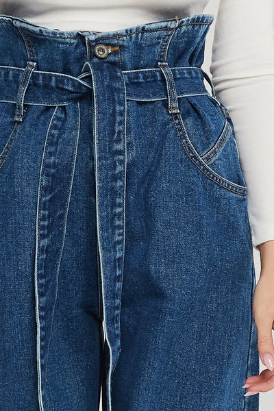 Kinley Paperbag Waist Mom Jeans