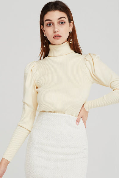 Sadie Puff Sleeve Knit Top