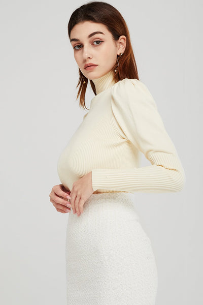 Sadie Puff Sleeve Knit Top