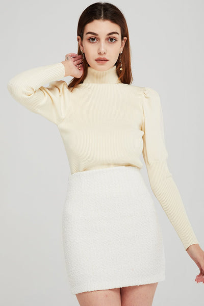 Sadie Puff Sleeve Knit Top