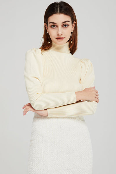 Sadie Puff Sleeve Knit Top