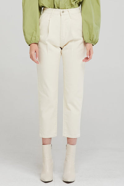 Eva Pintuck Tapered Leg Pants