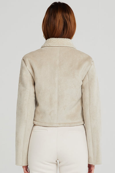 Vanessa Cropped Shearling Jacket