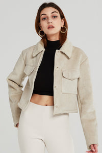 Vanessa Cropped Shearling Jacket