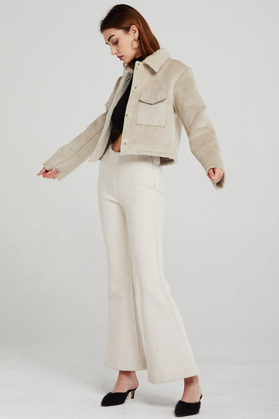 Vanessa Cropped Shearling Jacket