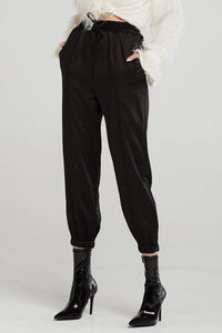 Nicole Satin Joggers