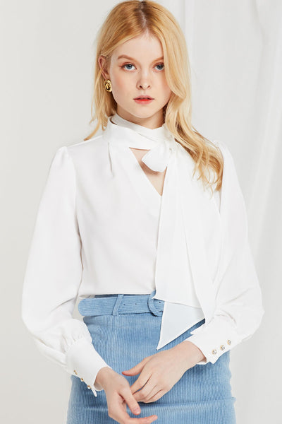 Aspen Brooch Blouse