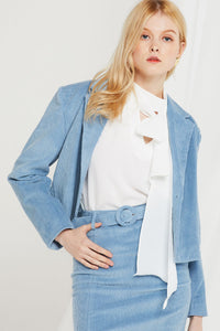 Phoebe Cropped Corduroy Jacket