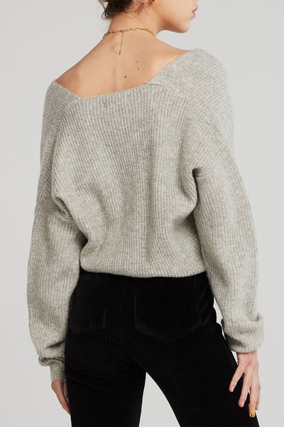 Jane Twist-Front Knit Top