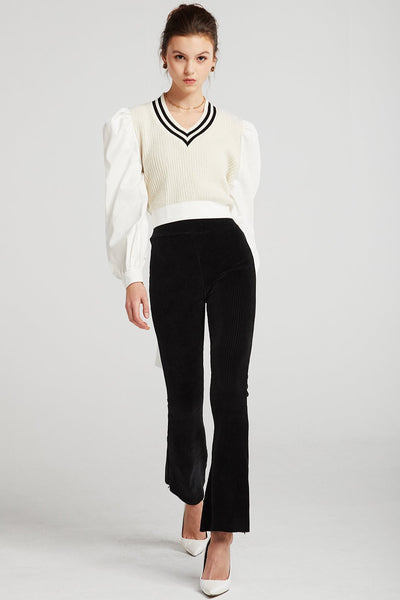 Lauren Velvet Bootcut Pants