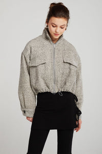 Alice Herringbone Crop Jacket