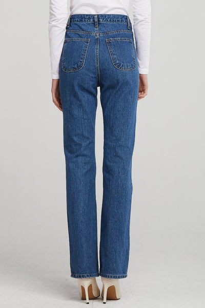 Lilly Pocket Detail Straight Leg Jeans