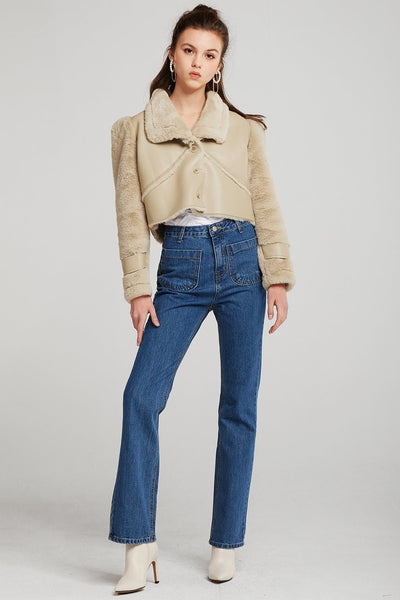 Vivian Structured Shearling Jacket