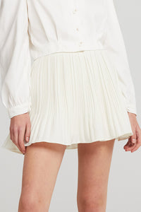 Alexa Flared Pleated Skort