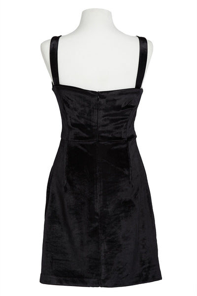 Helga Velvet V-neck Dress