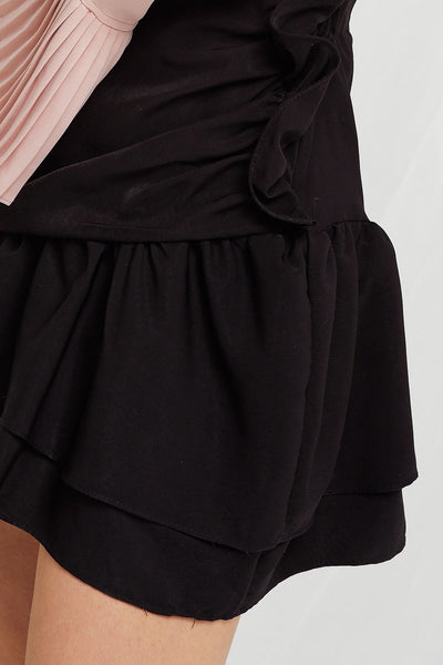 Jill Ruffle Gathered Skirt