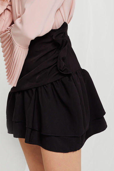 Jill Ruffle Gathered Skirt