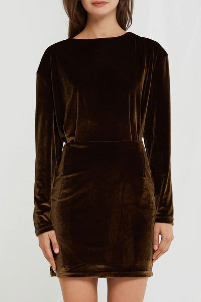 Noah Open Velvet Dress