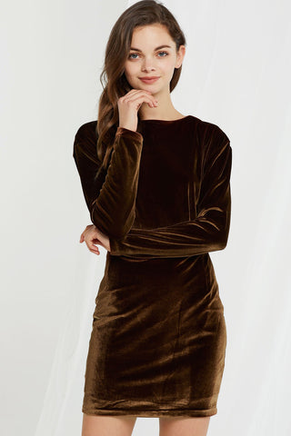 Noah Open Velvet Dress