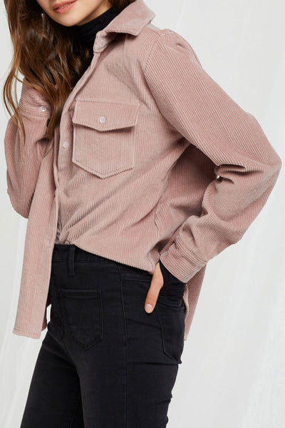 Vivian Corduroy Button Down Shirt