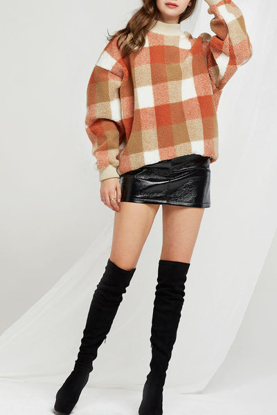 Josephine Pleather Mini Skirt-2 Colors