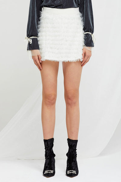 Albina Feathered Skirt