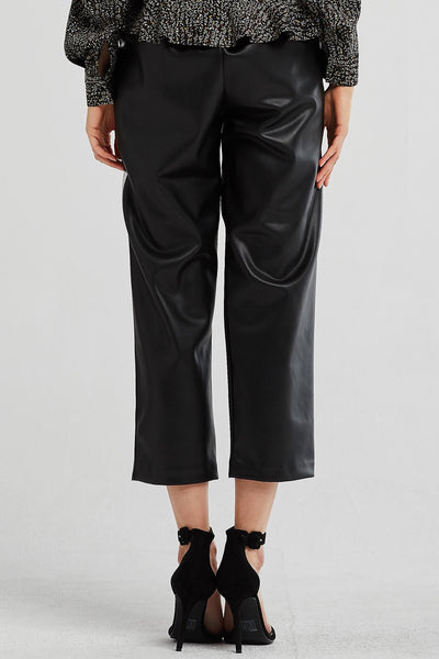 Delilah Pleather Pintuck Pants