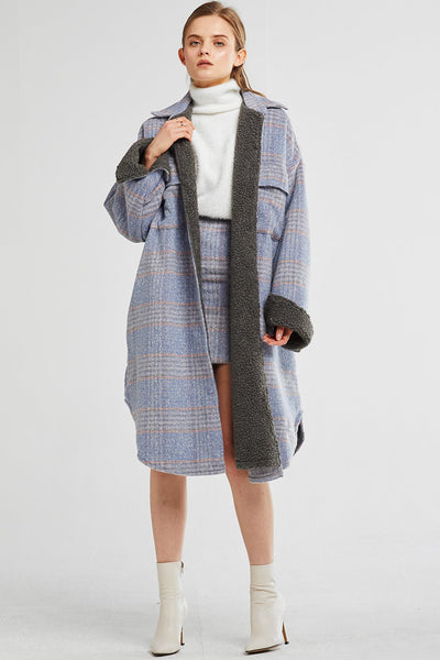 Hadley Oversized Checked Shirt Jacket