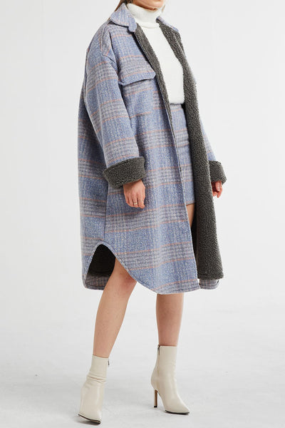 Hadley Oversized Checked Shirt Jacket