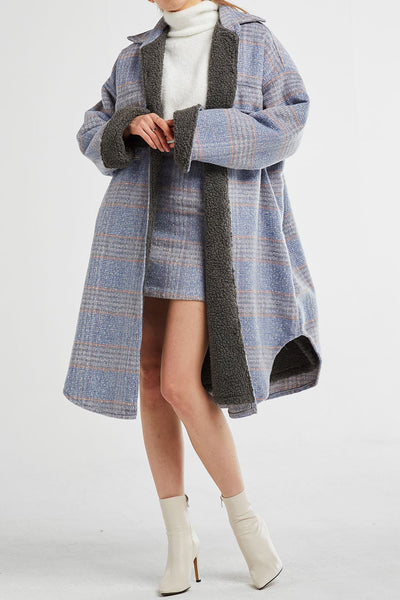 Hadley Oversized Checked Shirt Jacket