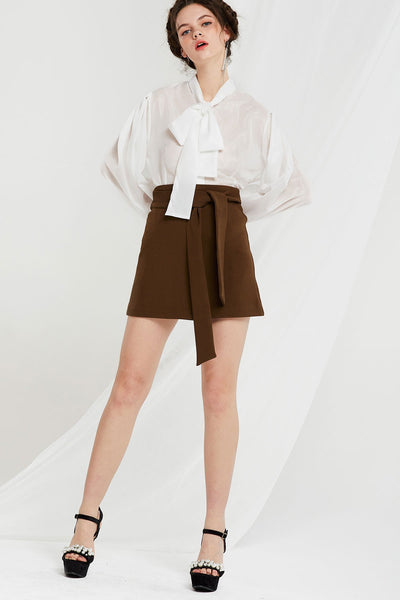 Rainee Tie Front Skirt-2 Colors