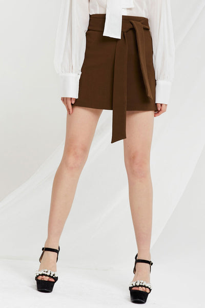 Rainee Tie Front Skirt-2 Colors