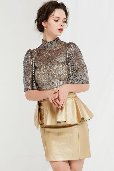 Fiona Skirt with Detachable Peplum