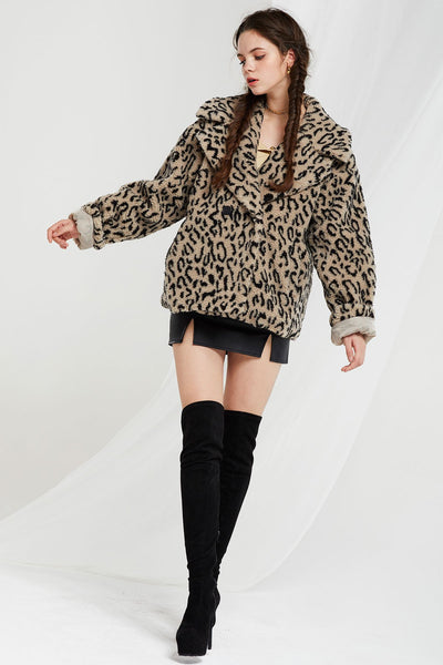 Aubrey Leopard Jacket