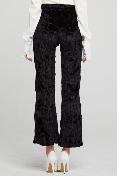 Kendall Shimmer Crinkle Velvet Pants