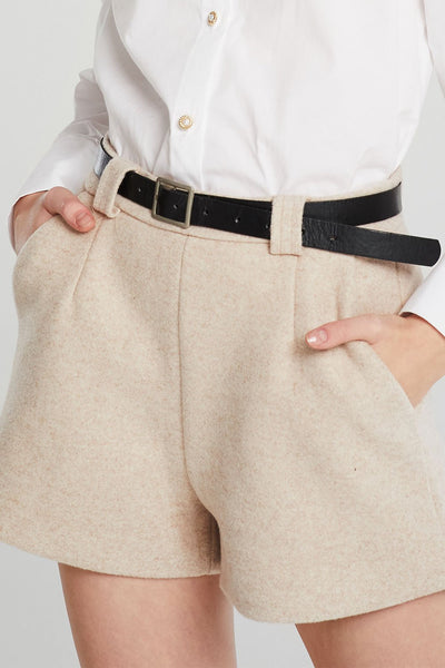 Elyse Woolen Short w/Belt