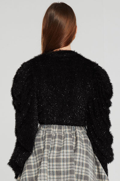 Dana Puff Sleeve Fluffy Sweater