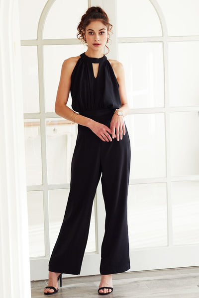 Sloan Cutout Halter Jumpsuit