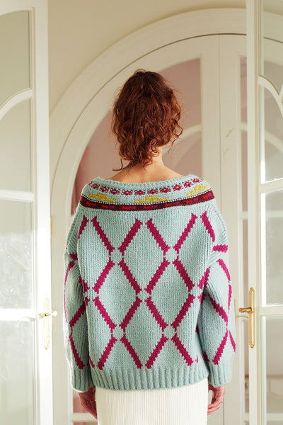 Madison Geometric Pattern Sweater