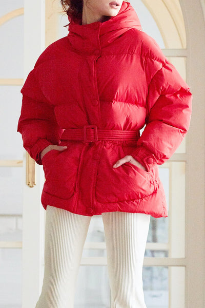 Karen Belted Puffer Jacket