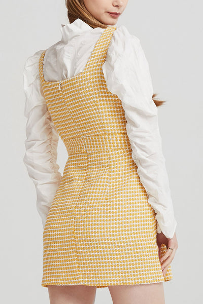 Claire Tweed Pinafore Dress