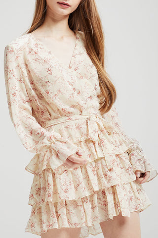 Sophie Floral Tiered Ruffle Dress