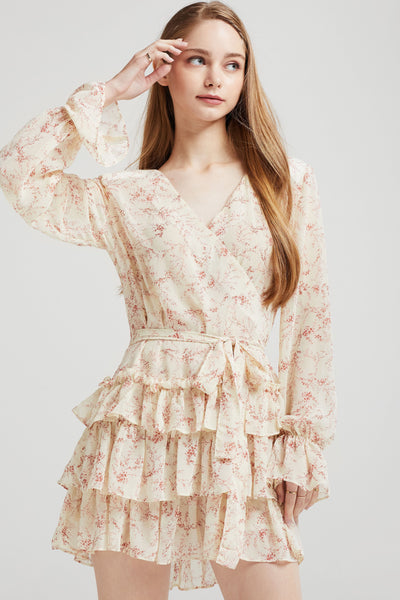 Sophie Floral Tiered Ruffle Dress