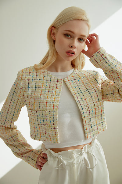 Owen Tweed Cropped Jacket