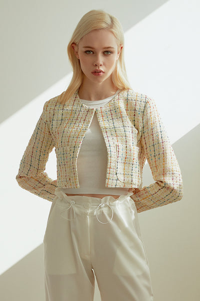 Owen Tweed Cropped Jacket